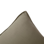 Kenzo - Taie d'oreiller en satin gris, Kz Iconic