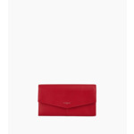Grand portefeuille Charlotte en cuir lisse