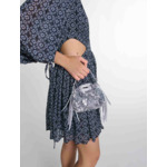 Sac Miss M Nano en sequins argentés