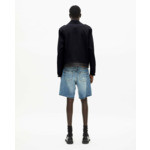 Blouson En Laine Bleu Marine Homme