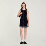 Robe courte boutonnée