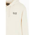 Sweat-shirt - gris à capuche blanche