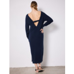 Robe cachemire Tessa MARINE