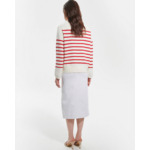 Pull Nathaniel Rayures en laine