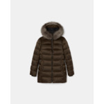 Doudoune Dalya Chocolat en Polyester