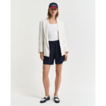 Relaxed Fit Linen Blend Pull-On Sho