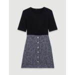Robe 2-en-1 en tweed