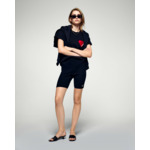 T-shirt Col Rond Manches Courtes Cœur