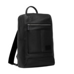 NEO NOMADE - SAC DOS 1 COMP ZIPPE - Noir