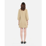 Robe Saharienne Courte Beige Femme