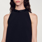Robe col bijou