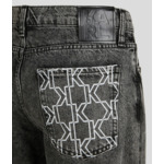 STRAIGHT MONOGRAM PKT DENIM
