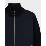 Cardigan Ernest en laine et coton marine