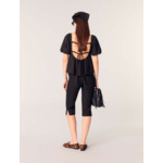 Top en popeline et manches ballons