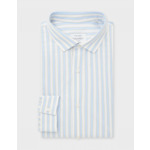 Chemise Ajustée rayée bleue