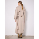 Trench laine cachemire Talia TERRE_FUMEE