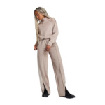 Fleece Turtle Neck Crop Vintage Cargo