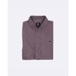 Chemise mauve à rayures