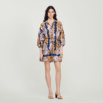 Robe courte imprimée Hawaï