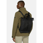 Sac À Dos Noir En Tissu Technique Recyclé