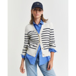 Striped Cotton Cardigan