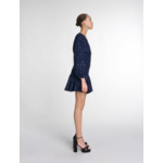 Robe courte à sequins