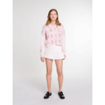 Pull court en laine mélangée