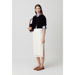 Jupe mi-longue crochet