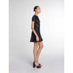 Robe courte à sequins