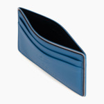Porte cartes en cuir lisse