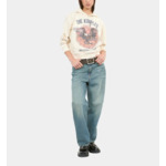 Sweatshirt À Capuche Écru Femme