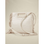 Sac M en cuir croco