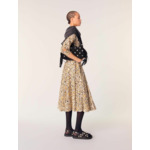 Robe midi imprimé léopard