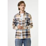 Men Overshirts Brown