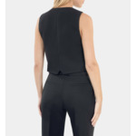 Gilet En Laine Noir Femme