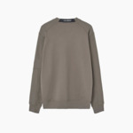 CP Company Crewneck - Diagonal Raised Fleece - Kaki