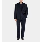 Blazer Style Kimono À Rayures Bleu Homme