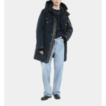 Parka À Capuche Bleu Marine Homme