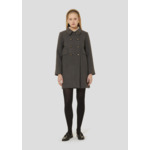 Manteau Marceau-Gris Chine en Laine Froide
