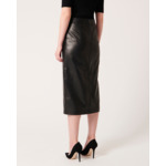 Jupe Jala Noir en cuir