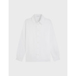 Chemise ilaria manches kimono en lyocell uni blanc