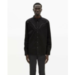 Chemise Style Western Noire Homme