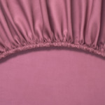 Yves Delorme - Drap housse en satin de coton bleu, Triomphe