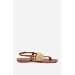 SANDALES PLATES Sandales En Raphia