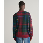 Tartan Jacquard Crew Neck Sweater