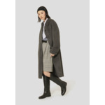 Manteau Marly-Gris en Laine
