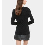 T-Shirt Manches Longues Noir Femme