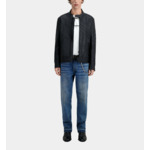 Blouson Cuir Biker Avec Decoupe Homme