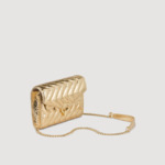 Pochette Yza en cuir craquelé