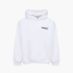 Balenciaga Hoodie Political Campaign Blanc